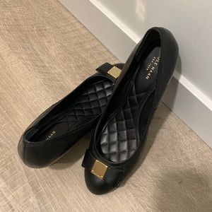 Cole Haan black wedge heels